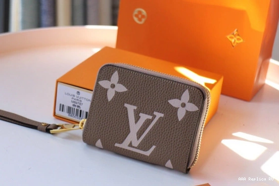 Aaa replica bags LOUIS PURSE VUITTON ZIPPY COIN 0812